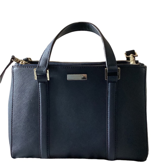 kate spade Handbags - Kate Spade Navy Blue Satchel